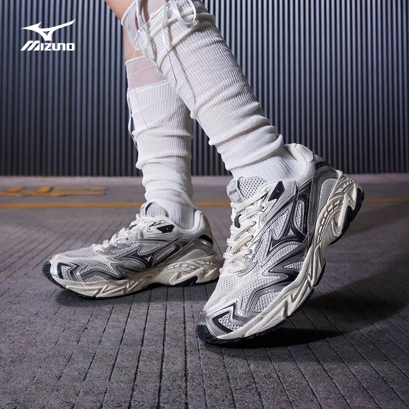 Mizuno美津浓25新款Y2K千禧复古做旧风老爹鞋跑步鞋ADVENTURE V2