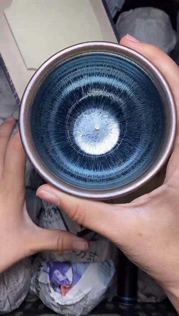 【闪购商品】茶盏八方来财 盏三疯建盏茶器