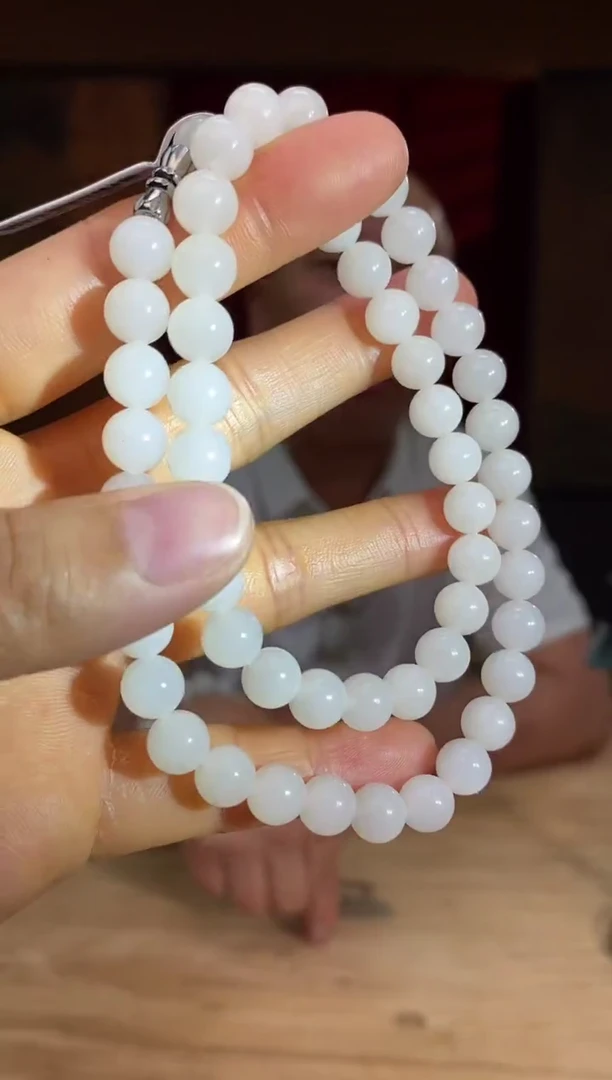 和田玉未镶嵌颈饰D981