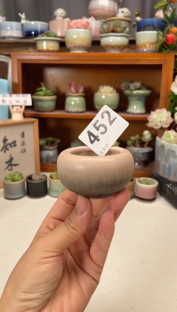 瓷片452知木小芳花盆