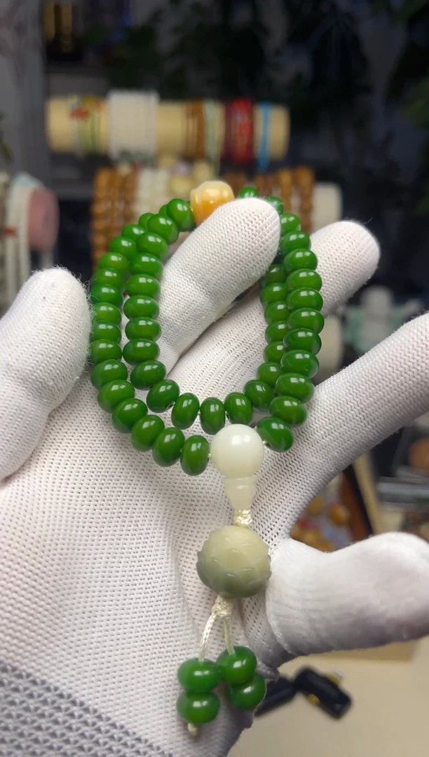 吊坠菩提根/象牙果【年终五折福利】绿菩提手持款算盘珠