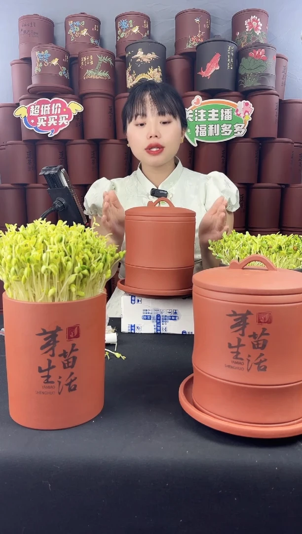 大号 红泥竹节款+紫砂托盘