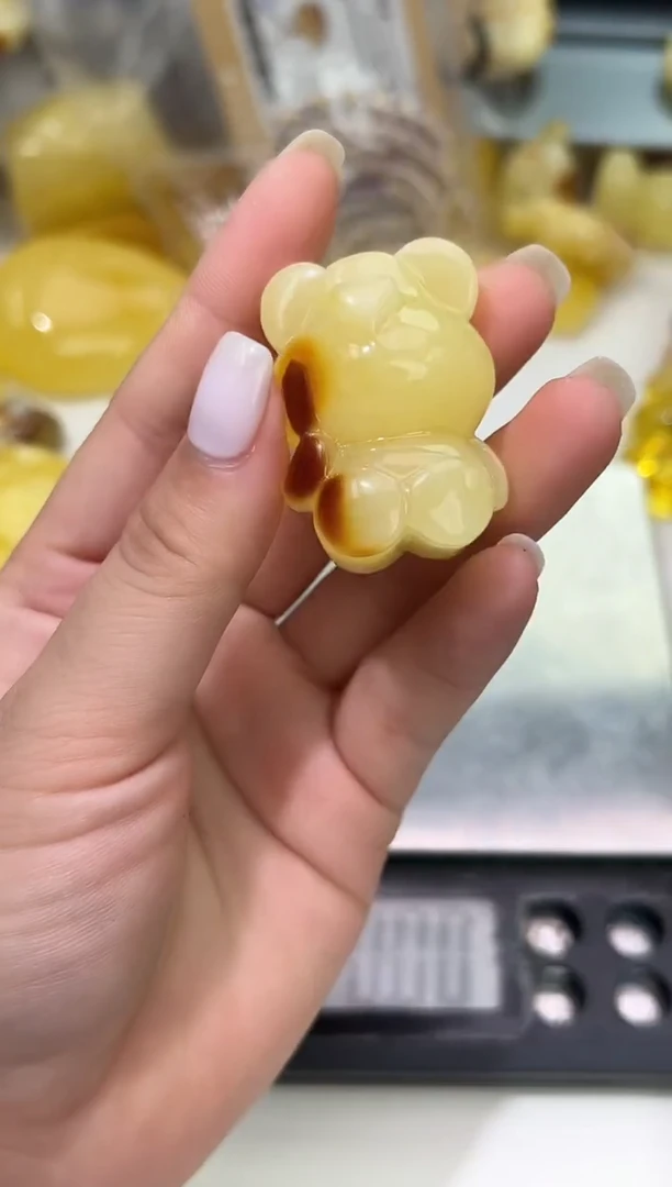 裸石琥珀未镶嵌琥珀蜜蜡吊坠
