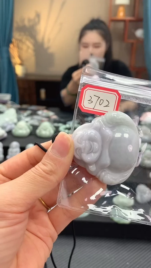 颈饰未镶嵌翡翠佛公3702