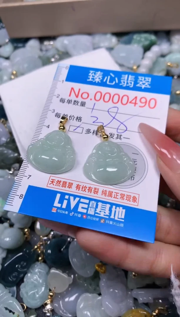 【闪购商品】翡翠颈饰未镶嵌含绳000490