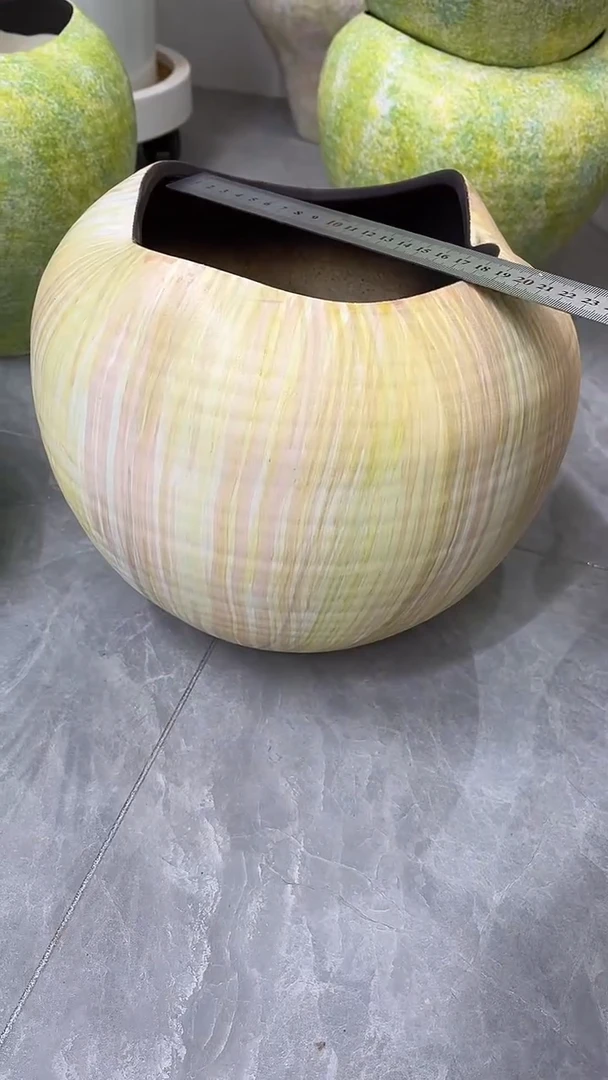 9.4陶瓷花盆直播链接高度       口径