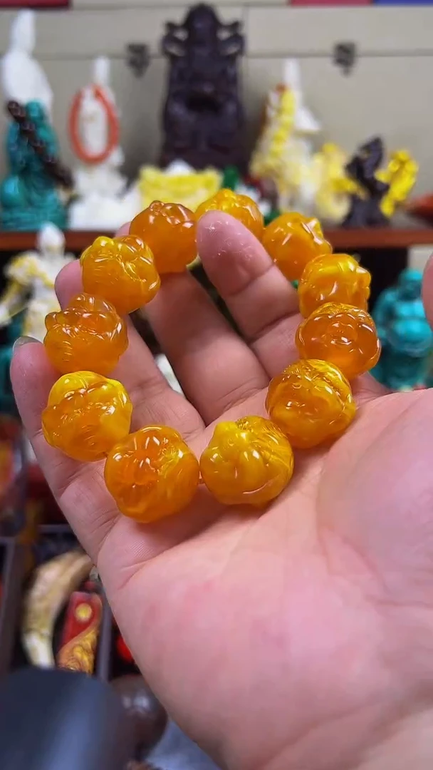 未镶嵌蜜蜡手链主播推荐！主播推荐！！