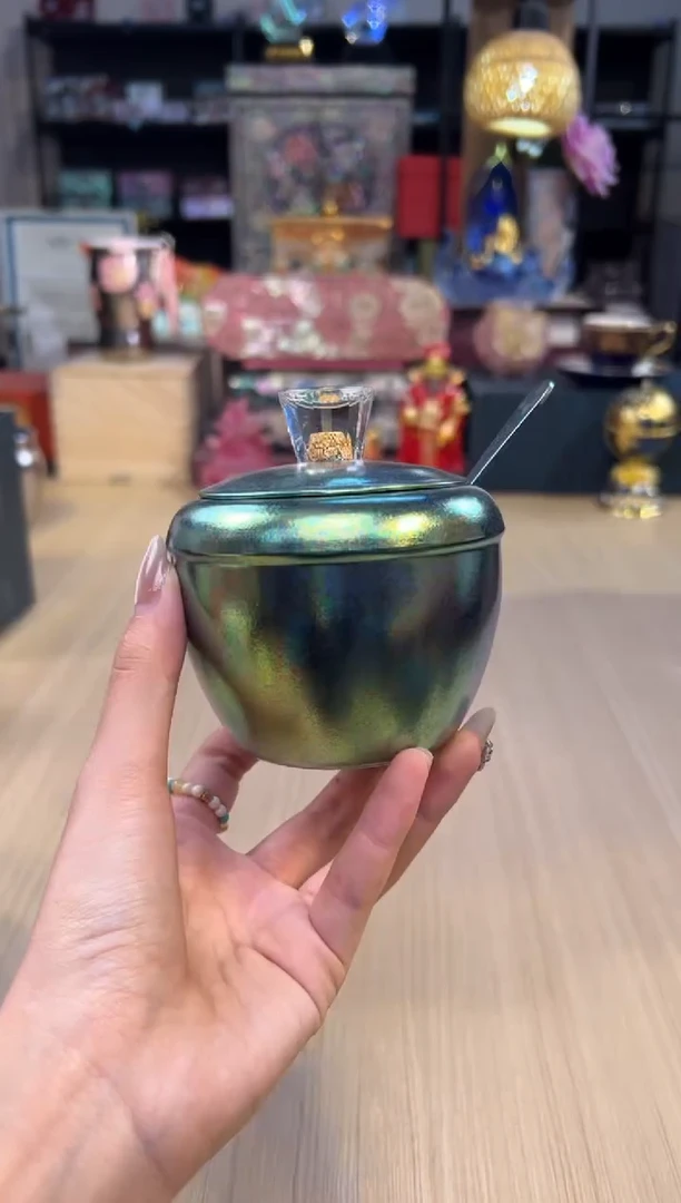 120纯钛调料罐-绿色