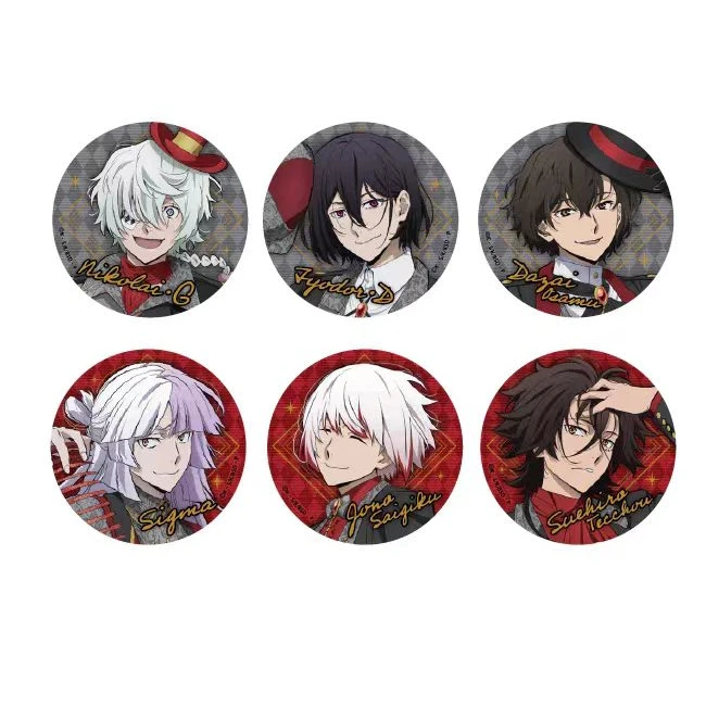 文豪野犬 东京塔联动吧唧徽章收藏卡