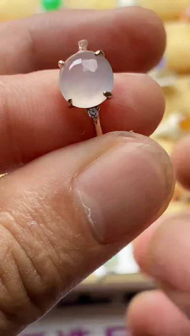 【闪购商品】翡翠戒指银S925镶嵌00000