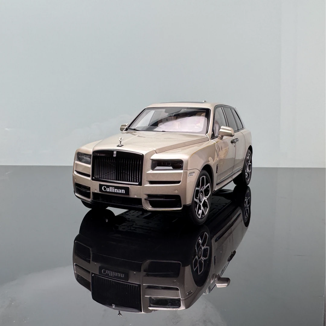 劳斯莱斯库里南 BB轮毂 钓鱼坐版 1/18 合金全开 礼盒版汽车模型