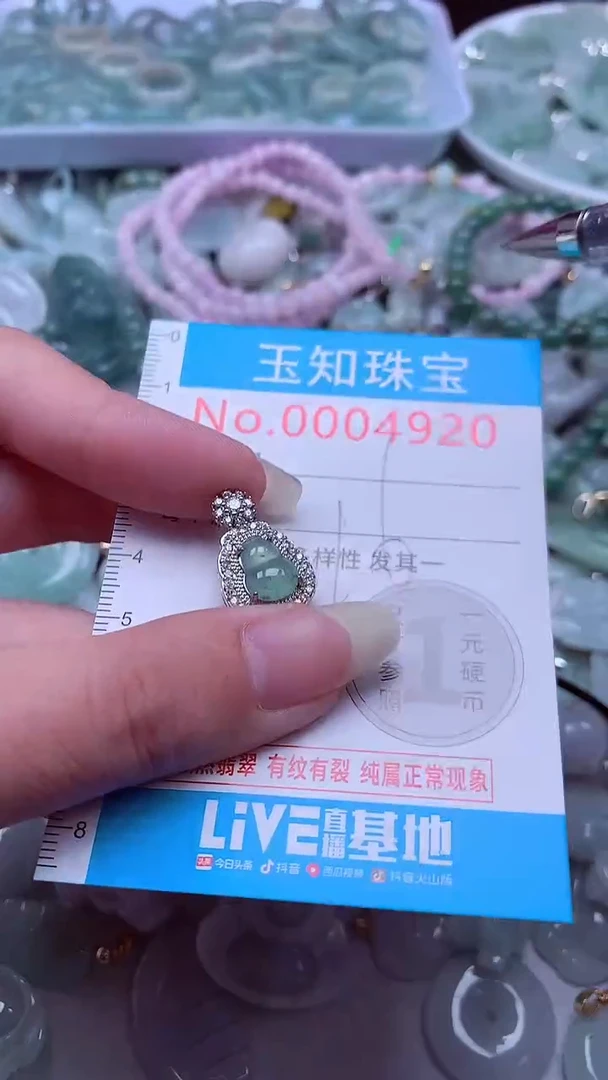 翡翠未镶嵌吊坠(不含链)4920