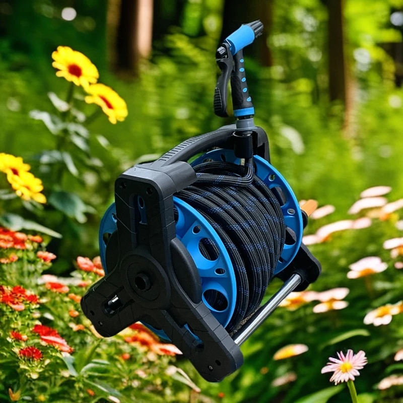 水管架洗车水管套装水管架易收纳防爆水管浇花套装园艺用品