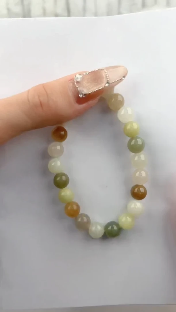 【闪购商品】和田玉手链未镶嵌1颜色微差无瑕疵