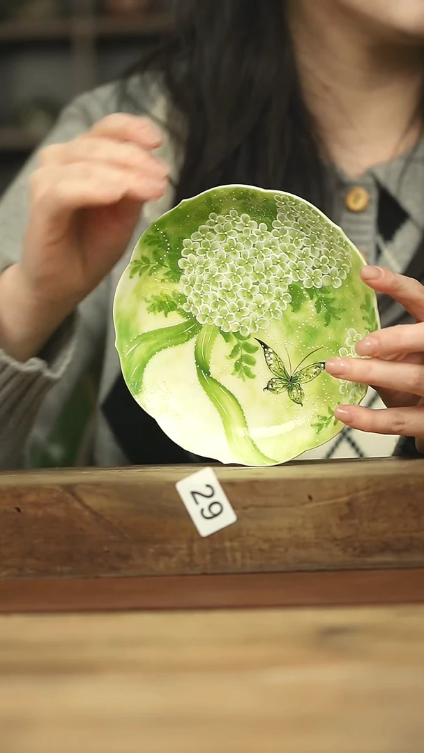 设计师手作款 十七手绘壶承