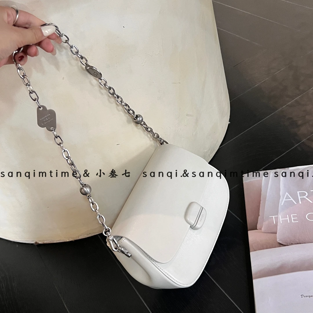 2025春季新款爆款女包小众复古链条包纯色韩版ins风单肩包斜挎包