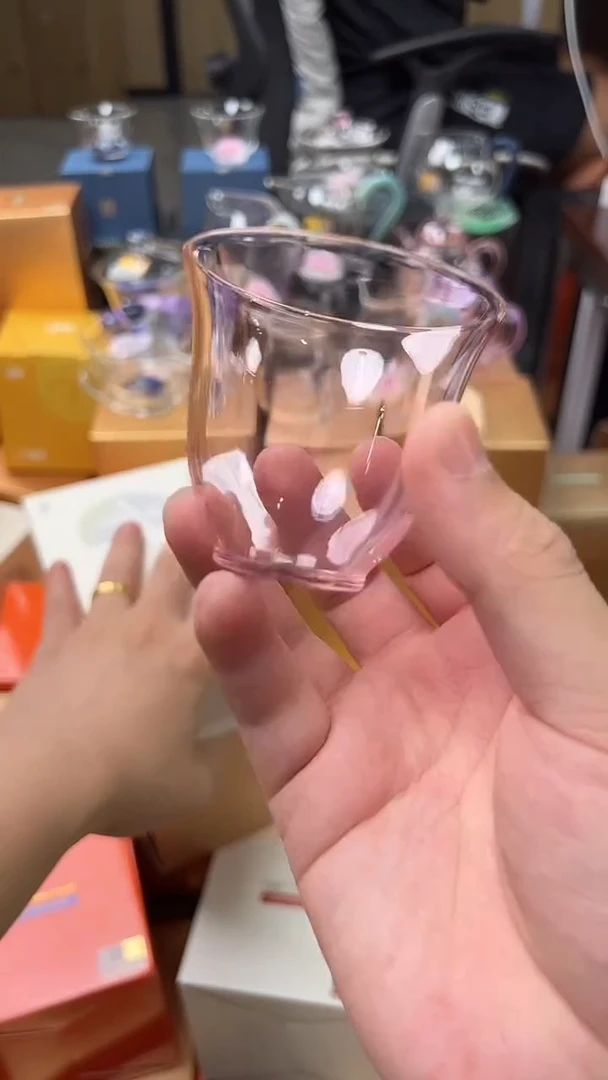 @@禾器晶彩韵杯浅粉色1只