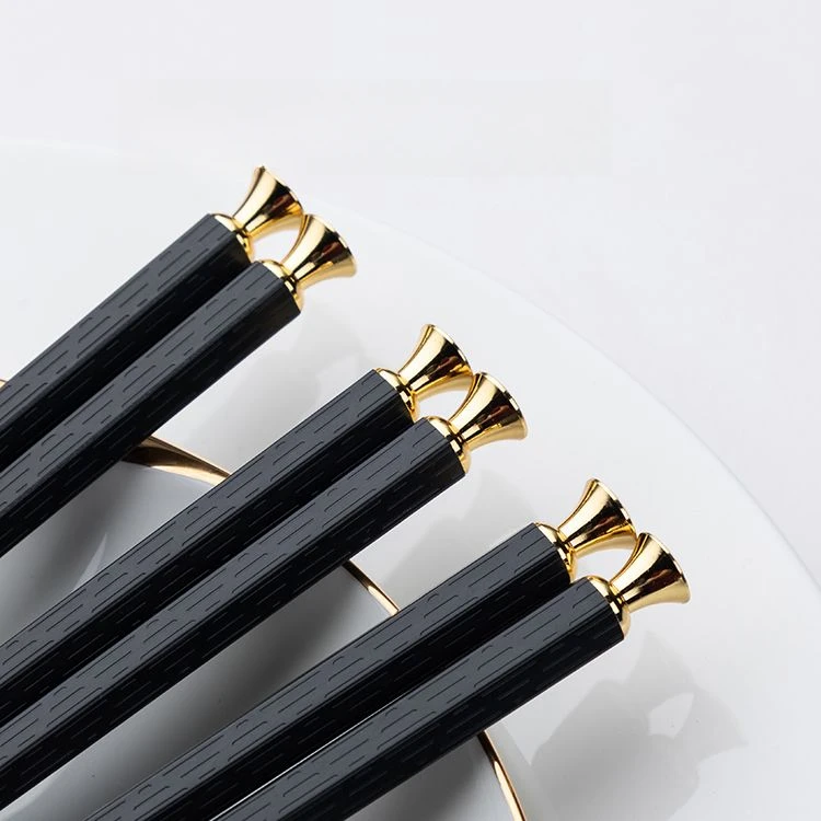 新疆包邮日式尖头合金筷抗菌家用酒店高档耐高温料理防霉防滑筷