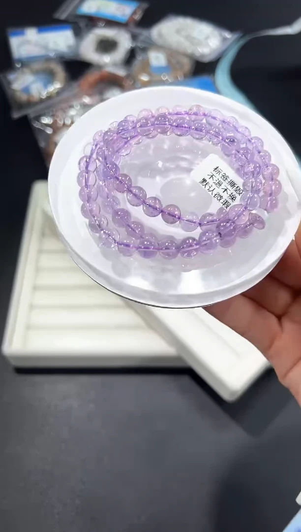 未镶嵌手串水晶34u多样性发其一【1条】默认微瑕
