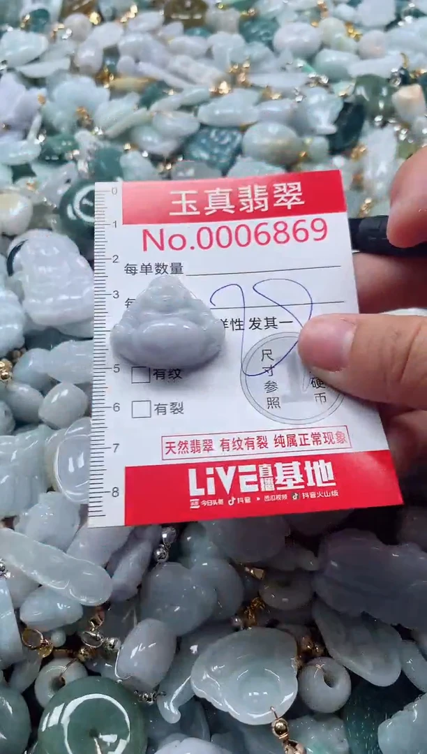 吊坠(不含链)未镶嵌翡翠6869