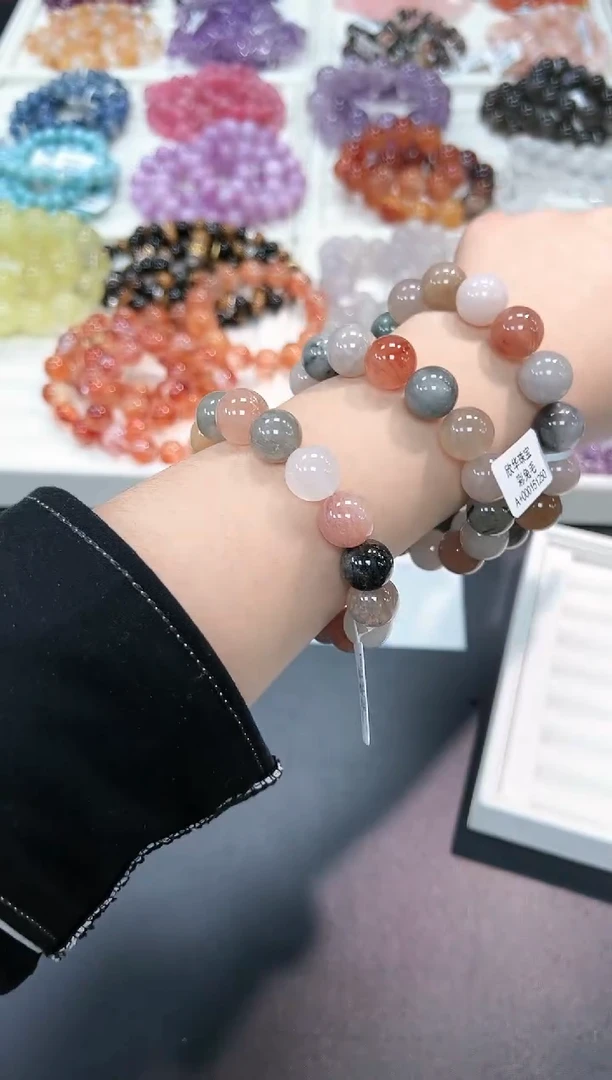 【闪购商品】水晶手串未镶嵌44f多样性发其一/1条13mm默认微瑕
