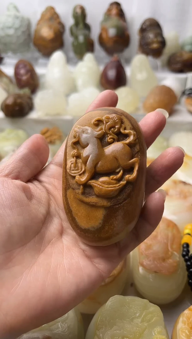 石材方解石棉纹正常不退换狗