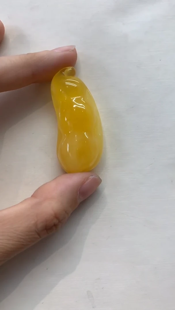 未镶嵌琥珀珠宝奇石糯****包1920