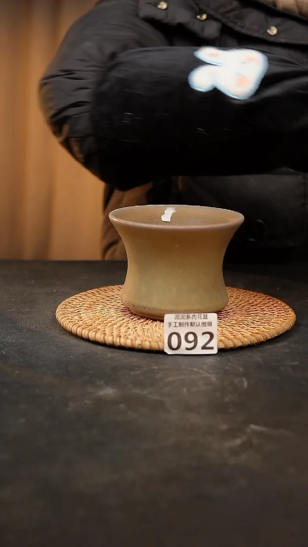 【闪购商品】瓷片092泥泥手工花盆口10