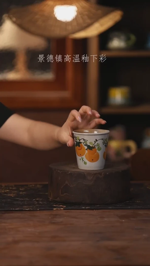 陶瓷景德镇高温釉下手绘陶瓷370