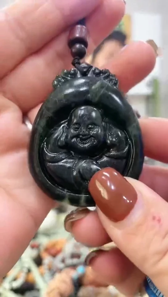 未镶嵌岫玉挂件