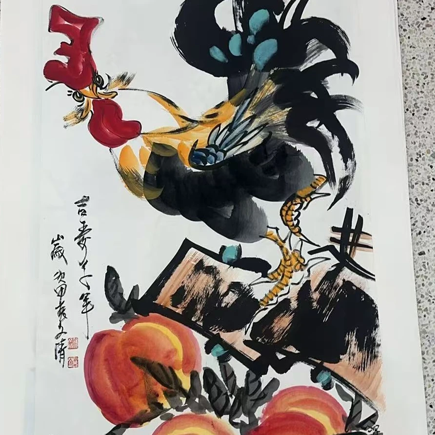 橱窗展示/乐雅文化艺术中心/徐文清/宣纸国画/带证书