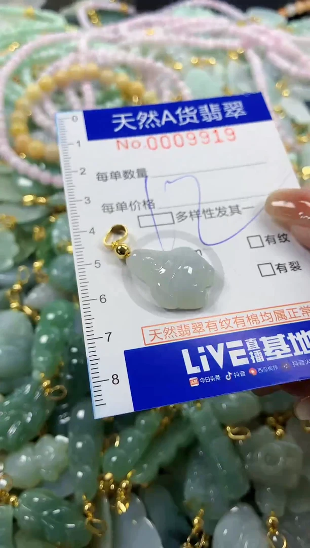 颈饰未镶嵌翡翠天然A货翡翠