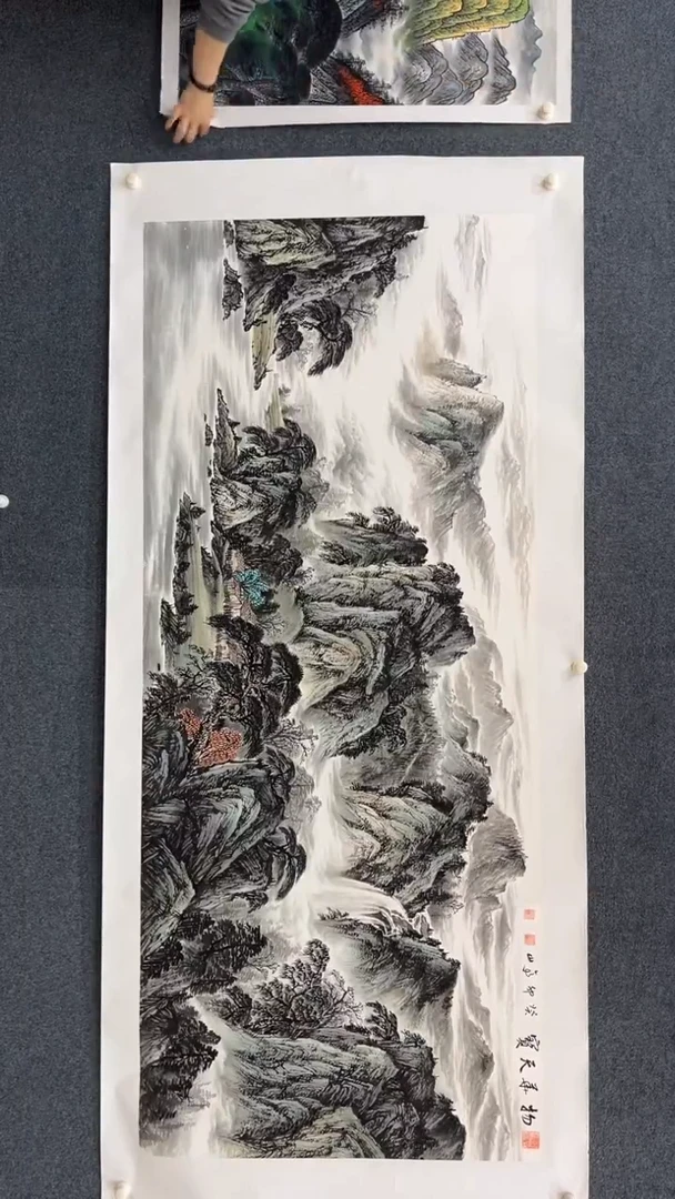 国画10.27-XX-张亭山-小八尺-4