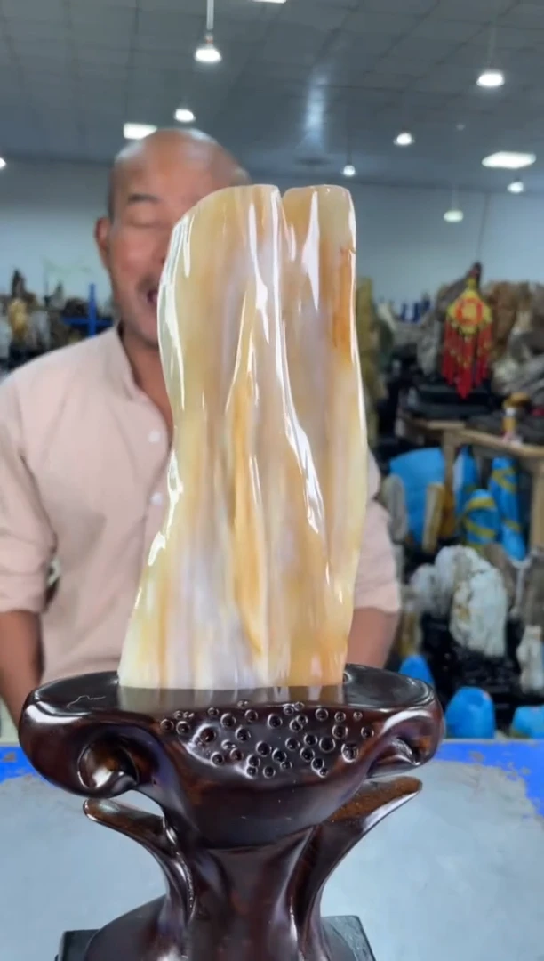 【闪购商品】硅化玉摆件未镶嵌24