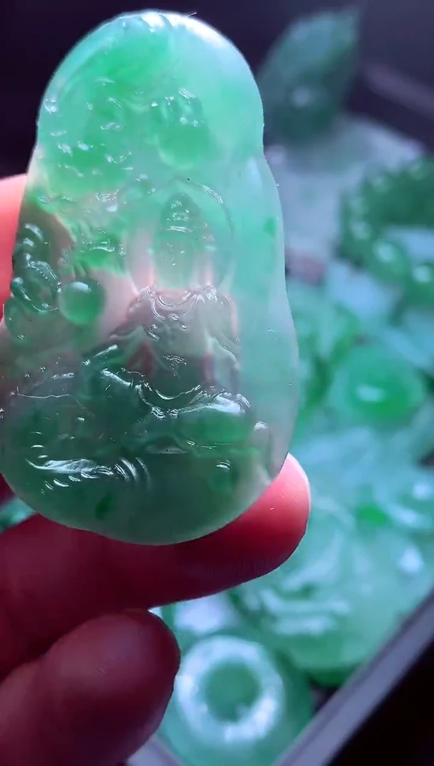 未镶嵌定制翡翠慕*#毛货翡翠定制