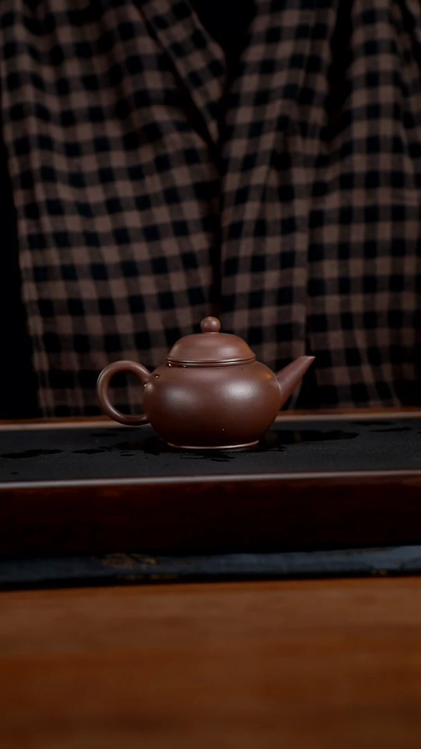 【闪购商品】紫砂茶壶150cc黄龙山原矿底槽清水平7