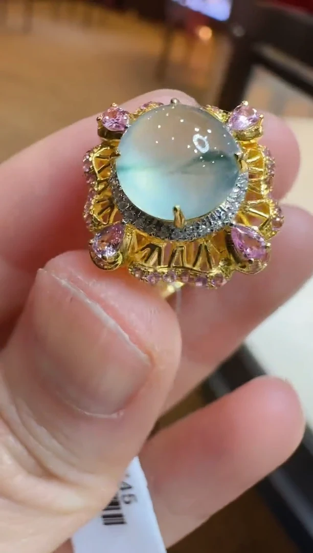 【闪购商品】翡翠戒指18K金镶嵌多样性团购发一件