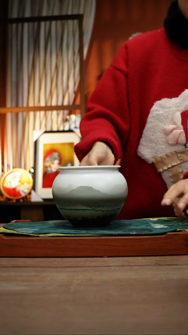 【简家甄选】景德镇设计师釉下手绘陶瓷