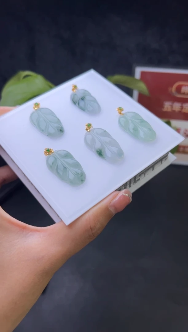 【闪购商品】翡翠挂件银S925镶嵌008-31710F多样性发一件