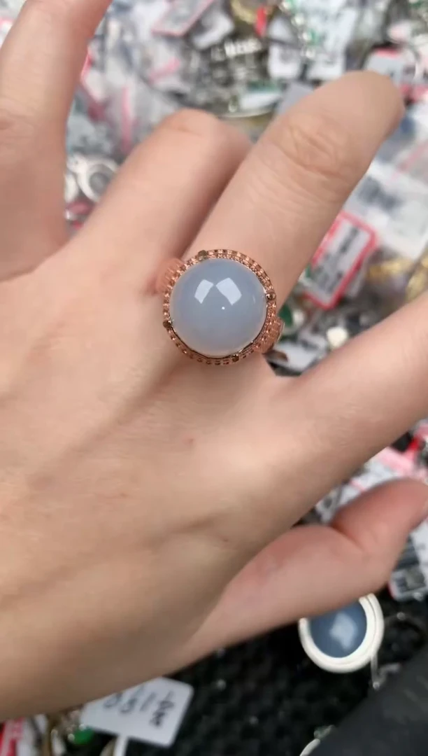 未镶嵌戒指翡翠444               9