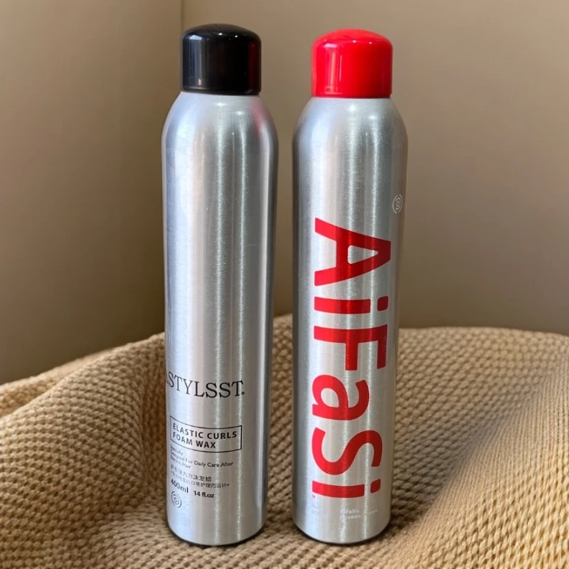 爱发丝弹力造型泡沫发蜡美发店批发 理发店使用卷发造型泡沫发蜡
