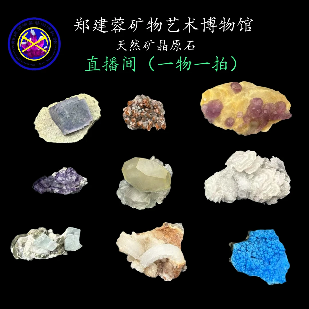 郑建蓉矿物-矿晶矿物原石100-1000【直播间一物一拍】