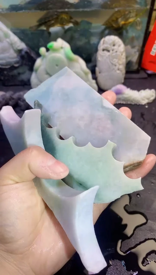 翡翠把件未镶嵌天然翡翠072