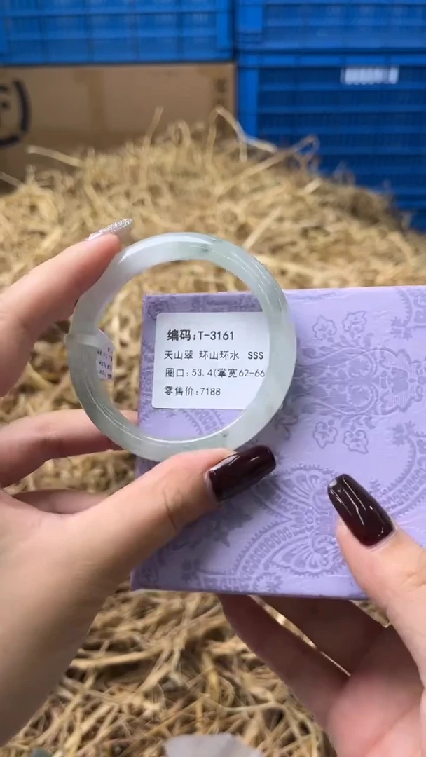 未镶嵌手镯石英质玉T-3161