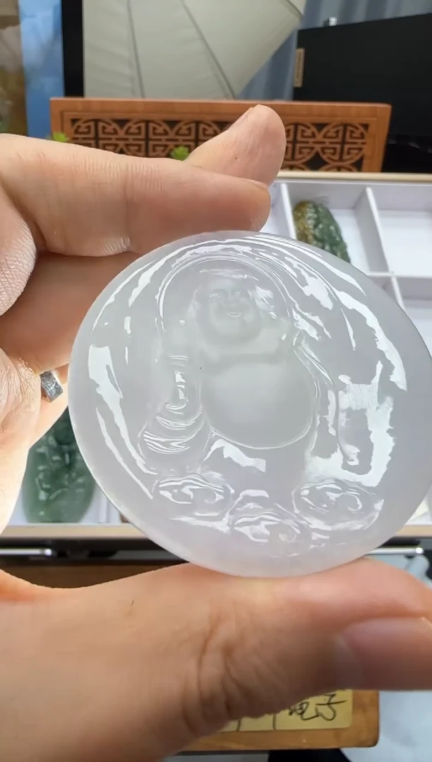 翡翠挂件未镶嵌A货翡翠多样性孤品