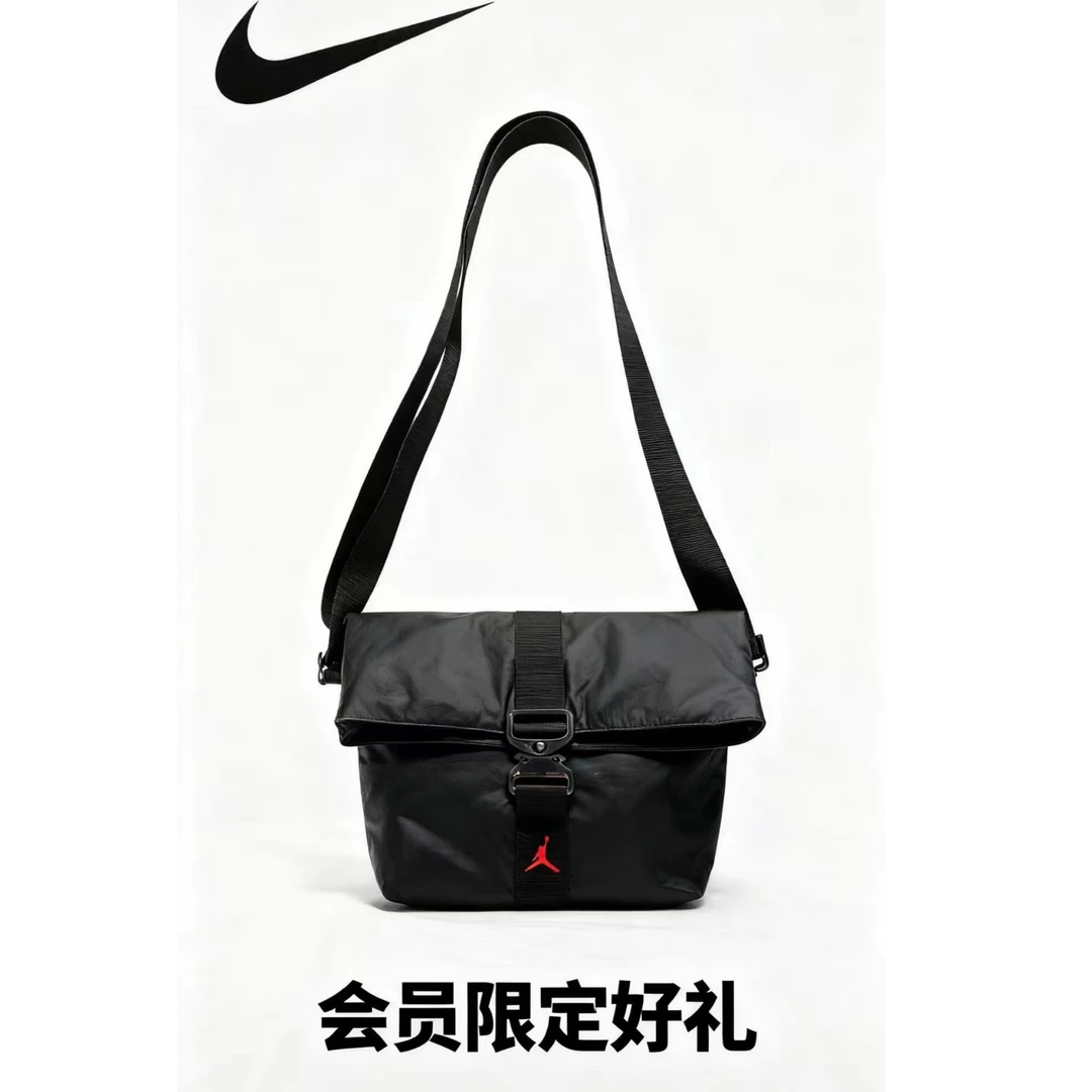 NIKE/AJ全新经典百搭时尚潮流黑色户外手提休闲包单肩运动健身包