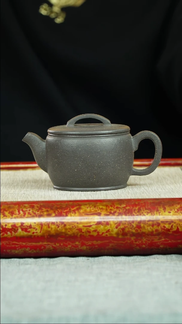 【闪购商品】紫砂茶壶汉瓦 天青 魏加峰制