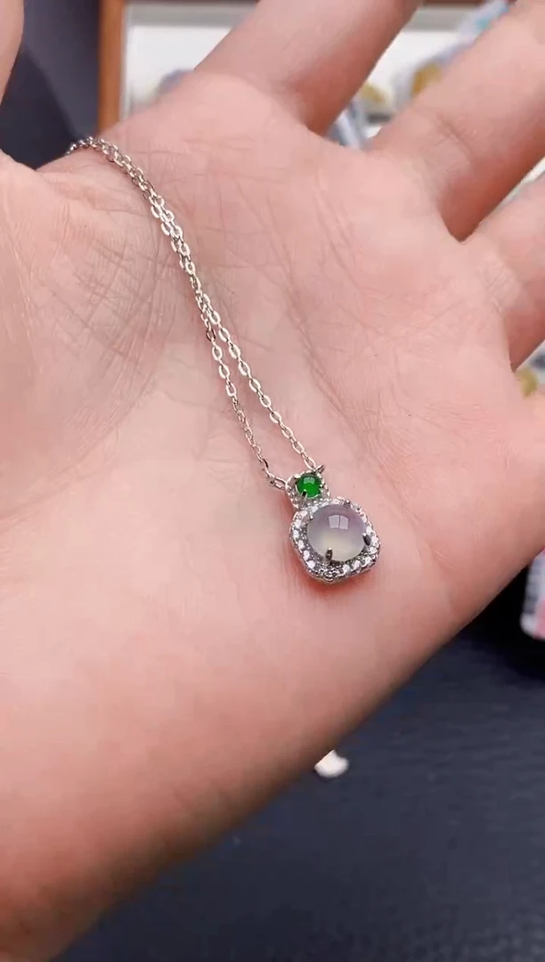 银S925镶嵌戒指翡翠1693