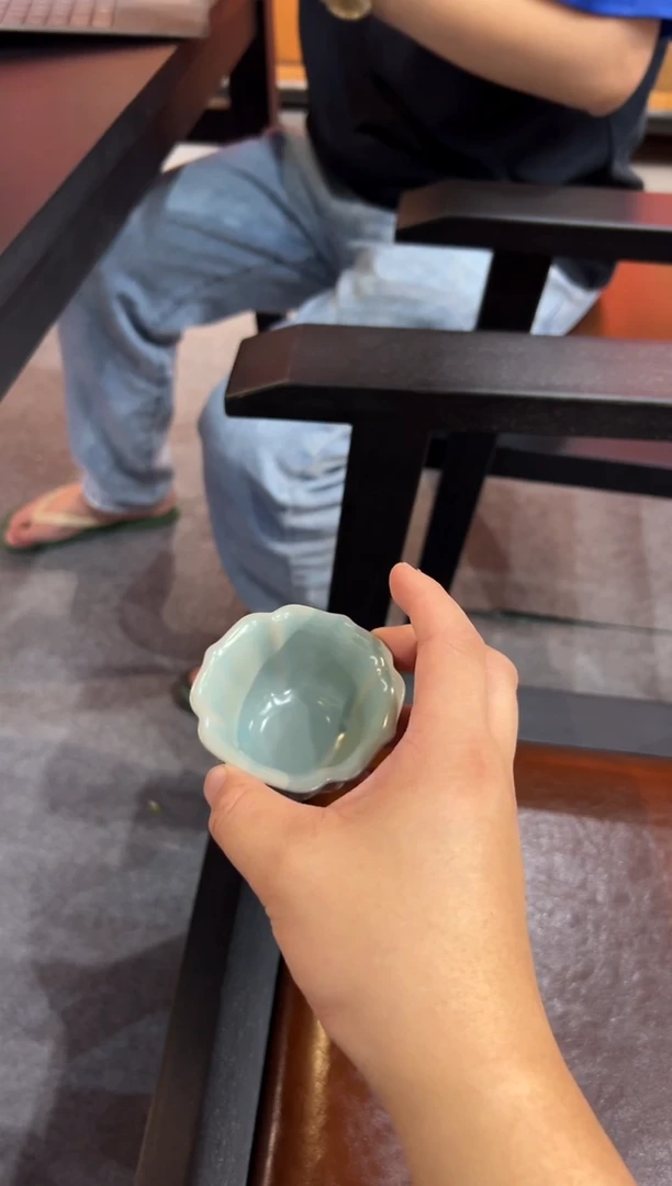 九道汝窑异形单杯（不挑）