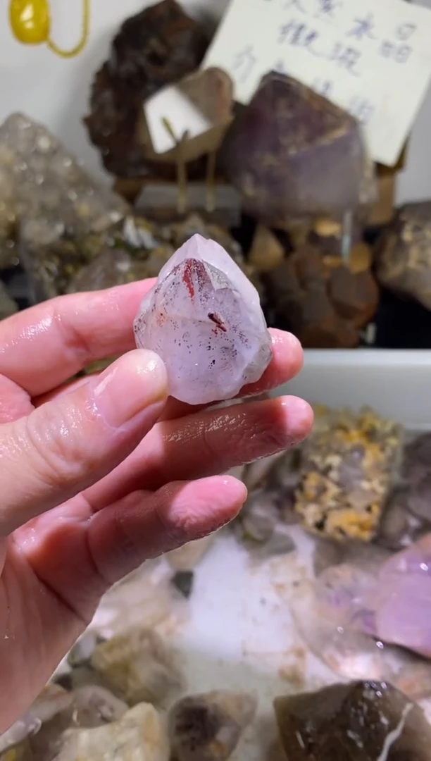 未镶嵌珠宝半成品水晶110号四川超七花园水晶